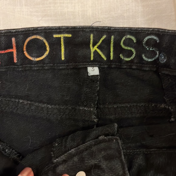 Black High Waisted Shorts - Picture 3 of 3